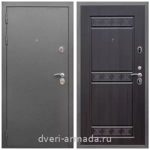 МДФ с фрезеровкой, Дверь входная Армада Оптима Антик серебро / МДФ 10 мм ФЛ-242 Эковенге