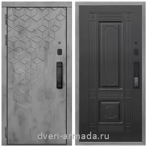 Входные двери Йошкар-Ола, Дверь входная Армада Квадро МДФ 16 мм Kaadas K9 / МДФ 16 мм ФЛ-2 Венге