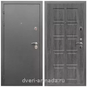 Для загородного дома, Дверь входная Армада Оптима Антик серебро / МДФ 10 мм ФЛ-38 Дуб Филадельфия графит