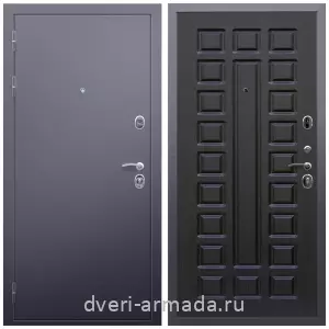 Одностворчатые входные двери, Дверь входная Армада Люкс Антик серебро / МДФ 16 мм ФЛ-183 Венге