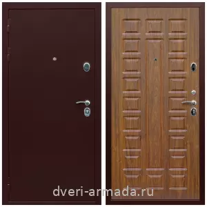 Антивандальные, Антивандальная металлическая  дверь входная Армада Люкс Антик медь / МДФ 16 мм ФЛ-183 Мореная береза