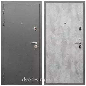 Готовые входные двери, Дверь входная Армада Оптима Антик серебро / МДФ 6 мм ПЭ Цемент светлый