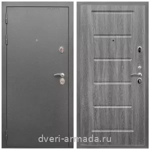 Для загородного дома, Дверь входная Армада Оптима Антик серебро / МДФ 16 мм ФЛ-39 Дуб Филадельфия графит