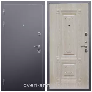 Заводские входные двери, Дверь входная Армада Люкс Антик серебро / МДФ 16 мм ФЛ-2 Дуб белёный