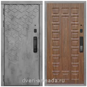 Входные двери Йошкар-Ола, Дверь входная Армада Квадро МДФ 16 мм Kaadas K9 / МДФ 16 мм ФЛ-183 Морёная береза