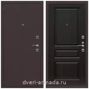 С теплоизоляцией для квартиры, Дверь входная Армада Комфорт Антик медь / ФЛ-243 Венге