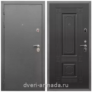 Входные двери Лондон, Дверь входная Армада Оптима Антик серебро / МДФ 16 мм ФЛ-2 Венге