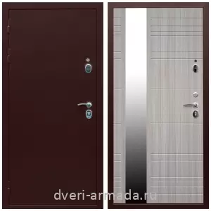 Одностворчатые входные двери, Дверь входная Армада Люкс Антик медь / МДФ 16 мм ФЛЗ-Сити Сандал белый с хорошей шумоизоляцией