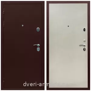 Одностворчатые входные двери, Дверь входная утепленная Армада Люкс Антик медь / ПЭ Венге светлый