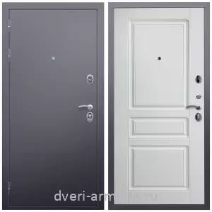 Антивандальные для квартир, Дверь входная Армада Люкс Антик серебро / МДФ 16 мм ФЛ-243 Ясень белый