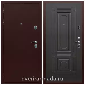 Входные двери толщиной 1.2 мм, Дверь входная Армада Люкс Антик медь / МДФ 16 мм ФЛ-2 Венге