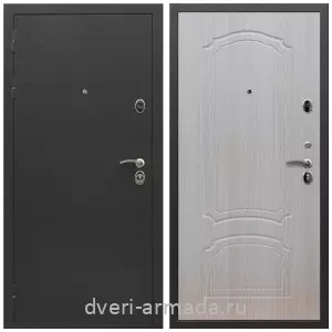 Темные входные двери, Дверь входная Армада Престиж Черный шелк / МДФ 6 мм ФЛ-140 Дуб беленый