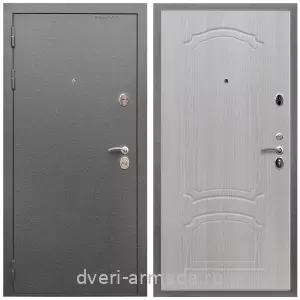 Заводские входные двери, Дверь входная Армада Оптима Антик серебро / МДФ 6 мм ФЛ-140 Дуб белёный
