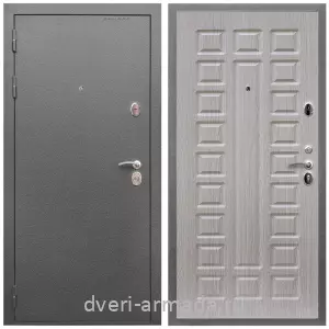 Входные двери Лондон, Дверь входная Армада Оптима Антик серебро / МДФ 16 мм ФЛ-183 Сандал белый