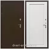 Дверь входная уличная в дом Армада Термо Молоток коричневый/ ФЛ-119 Ясень белый