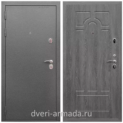 Дверь входная Армада Оптима Антик серебро / ФЛ-58 Дуб Филадельфия графит