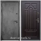 Дверь входная Армада Лофт ФЛ-291 Бетон тёмный / ФЛ-58 Венге