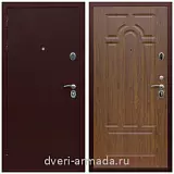 Входные двери с замками Cisa, Дверь входная железная Армада Люкс Антик медь / ФЛ-58 Мореная береза с фрезеровкой в квартиру