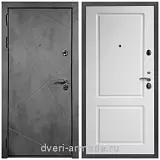Дверь входная Армада Лофт ФЛ-291 Бетон тёмный / ФЛ-117 Белый матовый