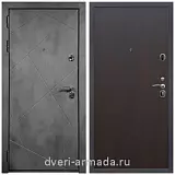 Дверь входная Армада Лофт ФЛ-291 Бетон тёмный / ПЭ Венге