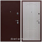Входные двери 880 мм, Дверь входная стальная Армада Люкс Антик медь / ФЛ-140 Дуб беленый в офисное помещение с порошковым покрытием