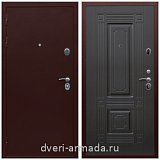 Входные двери 2050 мм, Дверь входная Армада Люкс Антик медь / ФЛ-2 Венге со звукоизоляцией в офис  эконом
