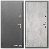 Входные двери толщиной 1.5 мм, Дверь входная Армада Оптима Антик серебро / ФЛ-291 Бетон светлый