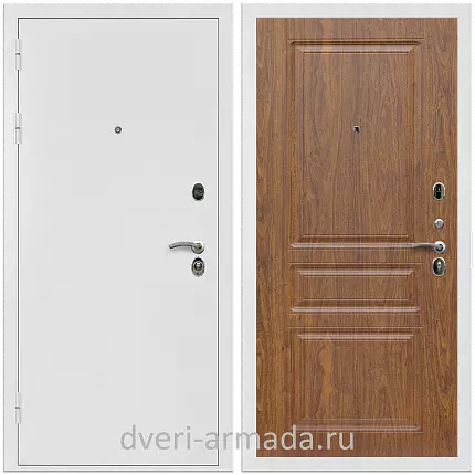 Дверь входная Армада Престиж Белая шагрень / ФЛ-243 Мореная береза