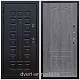 Дверь входная Армада Люксор МДФ 16 мм Шагрень черная / МДФ 6 мм ФЛ-138 Дуб Филадельфия графит