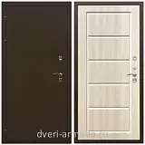 Двери в деревянный дом, Дверь входная в деревянный дом Армада Термо Молоток коричневый/ ФЛ-39 Венге светлый недорогая с терморазрывом