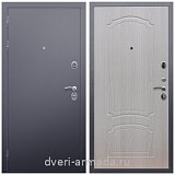 Входные двери с тремя петлями, Дверь входная Армада Люкс Антик серебро / ФЛ-140 Дуб беленый с хорошей шумоизоляцией квартирная