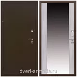 Дверь входная уличная в дом Армада Термо Молоток коричневый/ СБ-16 Сандал белый