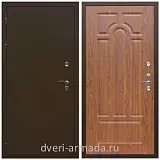 Тамбурные двери, Дверь входная утепленная для загородного дома Армада Термо Молоток коричневый/ ФЛ-58 Морёная береза с шумоизоляцией