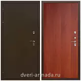 Тамбурные двери, Дверь входная железная утепленная  Армада Термо Молоток коричневый/ ПЭ Итальянский орех для дачи с замками