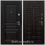 Входные двери толщиной 100 мм, Дверь входная Армада Премиум-Н ФЛ-243 / ФЛ-183 Венге эконом