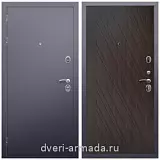 Дверь входная Армада Люкс Антик серебро / ФЛ-86 Венге структурный