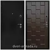 Дверь входная Армада Престиж Черная шагрень / ОЛ-39 Эковенге