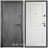 Дверь входная Армада Лофт ФЛ-291 Бетон тёмный / ФЛ-243 Белый матовый
