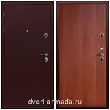 Входные двери с замками Cisa, Дверь входная металлическая Армада Люкс Антик медь / ПЭ Итальянский орех