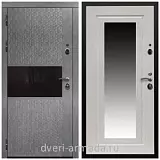 Дверь входная Армада Престиж Черная шагрень Штукатурка графит / ФЛЗ-120 Дуб белёный