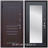 Входные двери со вставками, Дверь входная Армада Экстра ФЛ-243 Эковенге / ФЛЗ пастораль Венге для загородного дома