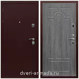 Входные двери с замками Cisa, Дверь входная железная Армада Люкс Антик медь / ФЛ-58 Дуб Филадельфия графит на заказ в квартиру