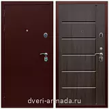 2 контура, Дверь входная в квартиру Армада Люкс Антик медь / ФЛ-102 Эковенге утепленная с двух сторон уличная