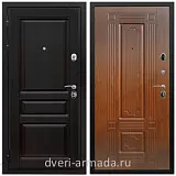Входные двери толщиной 100 мм, Дверь входная Армада Премиум-Н ФЛ-243 Венге / ФЛ-2 Мореная береза