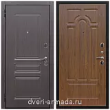 С теплоизоляцией для квартиры, Дверь входная одностворчатая Армада Экстра ФЛ-243 Эковенге / ФЛ-58 Мореная береза на заказ